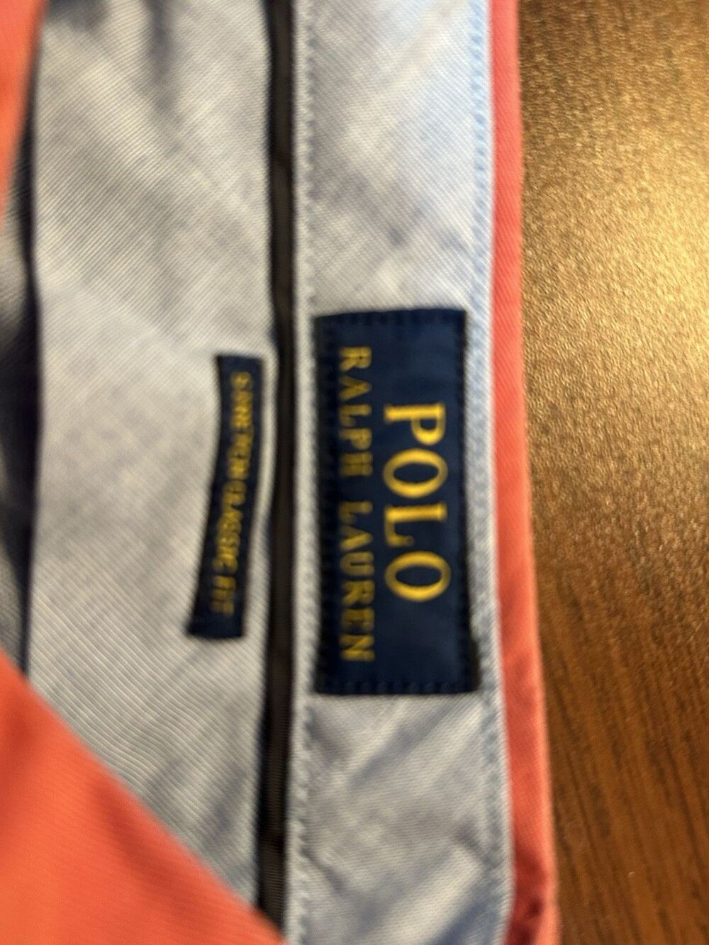 VGC Polo Ralph Lauren Mens Shorts Chino Classic Fit 9" Terracotta  size 30 - Picture 5 of 11